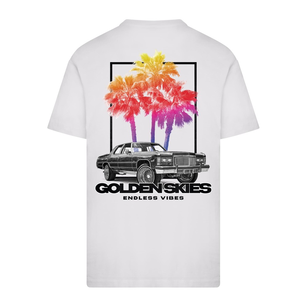 Mister Tee - Golden Skies Endless Vibes Mens Tshirt - White